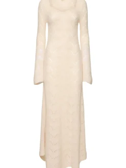 Vestito lungo Verbier in maglia di misto alpaca
