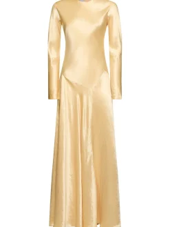 Vestito lungo Yara in raso