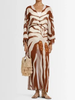 Vestito maxi Spiritual Healers con stampa