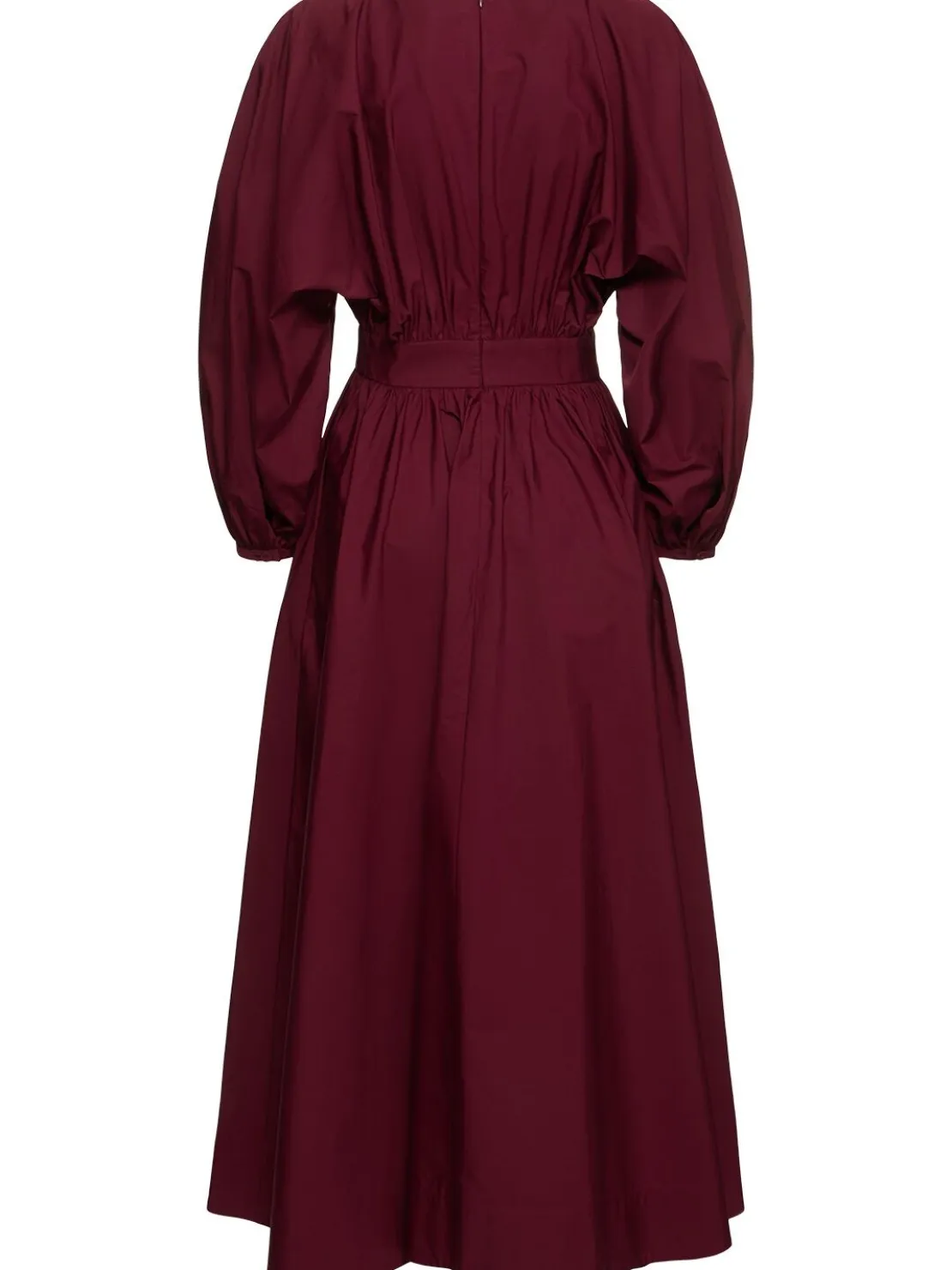 Vestito midi Ahmose in popeline di cotone
