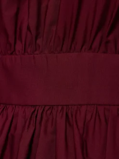 Vestito midi Ahmose in popeline di cotone
