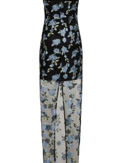 Vestito midi Albertina in mesh