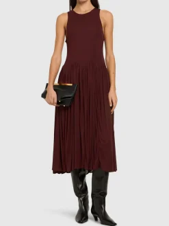 Vestito midi Axar in jersey