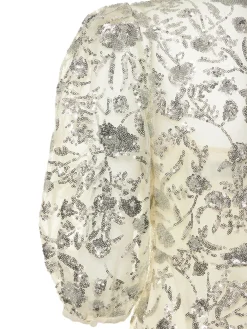 Vestito midi con paillettes