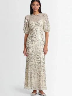 Vestito midi con paillettes