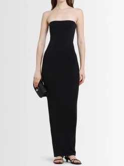 Vestito midi Fatal senza spallini