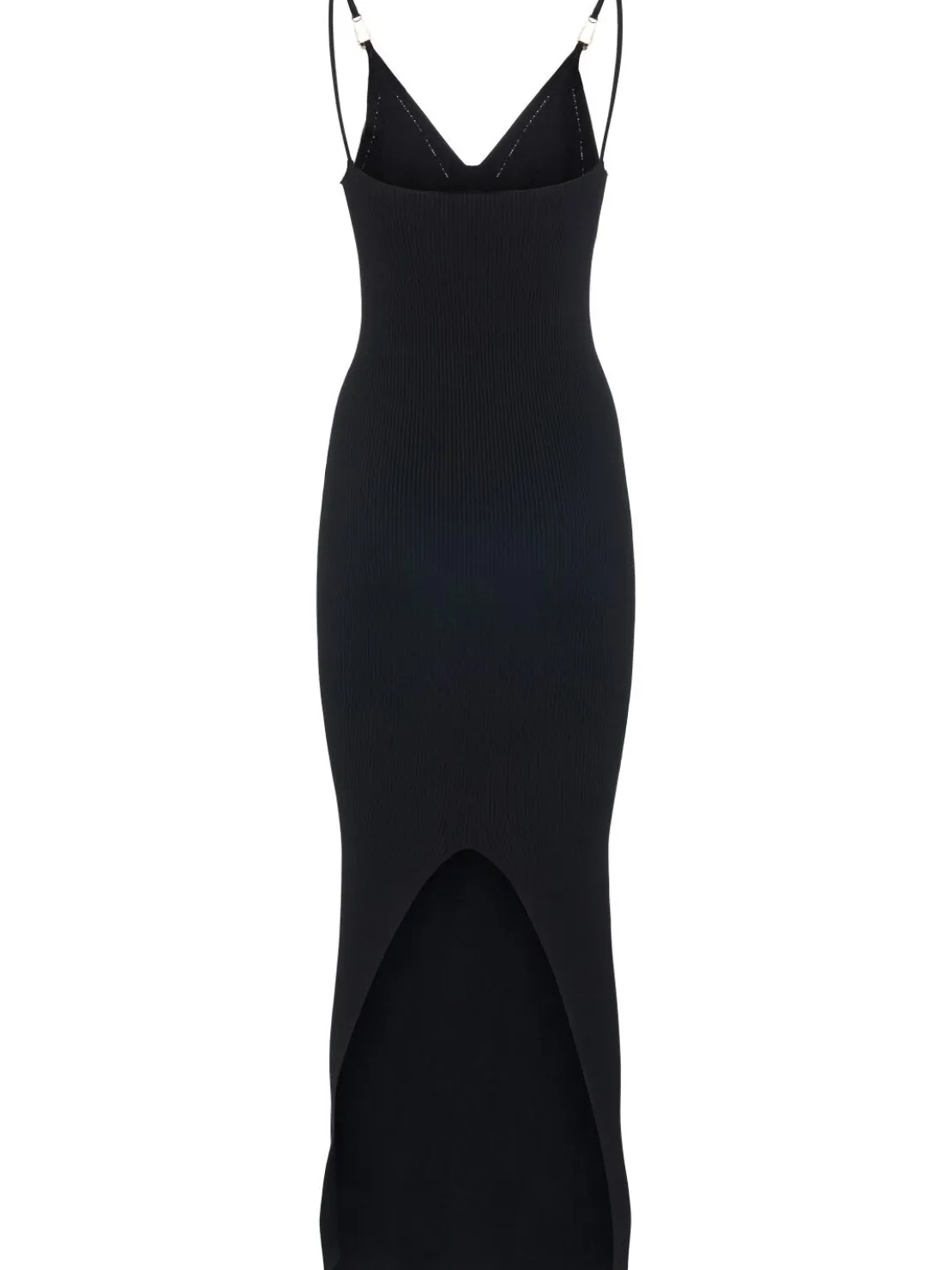 Vestito midi in maglia di viscosa stretch