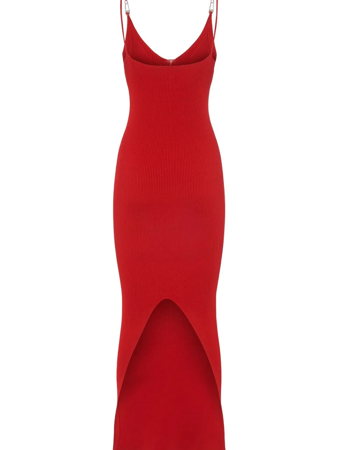 Vestito midi in maglia di viscosa stretch