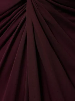 Vestito midi Mathilde in viscosa drappeggiata