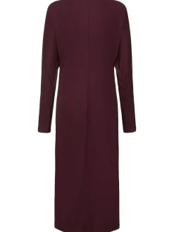 Vestito midi Mathilde in viscosa drappeggiata