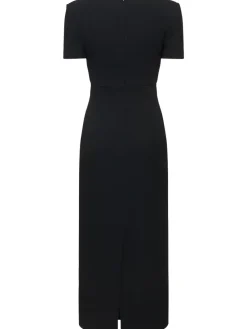 Vestito midi Moon in crepe di lana
