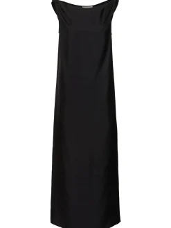 Vestito midi Moun in seta drappeggiata