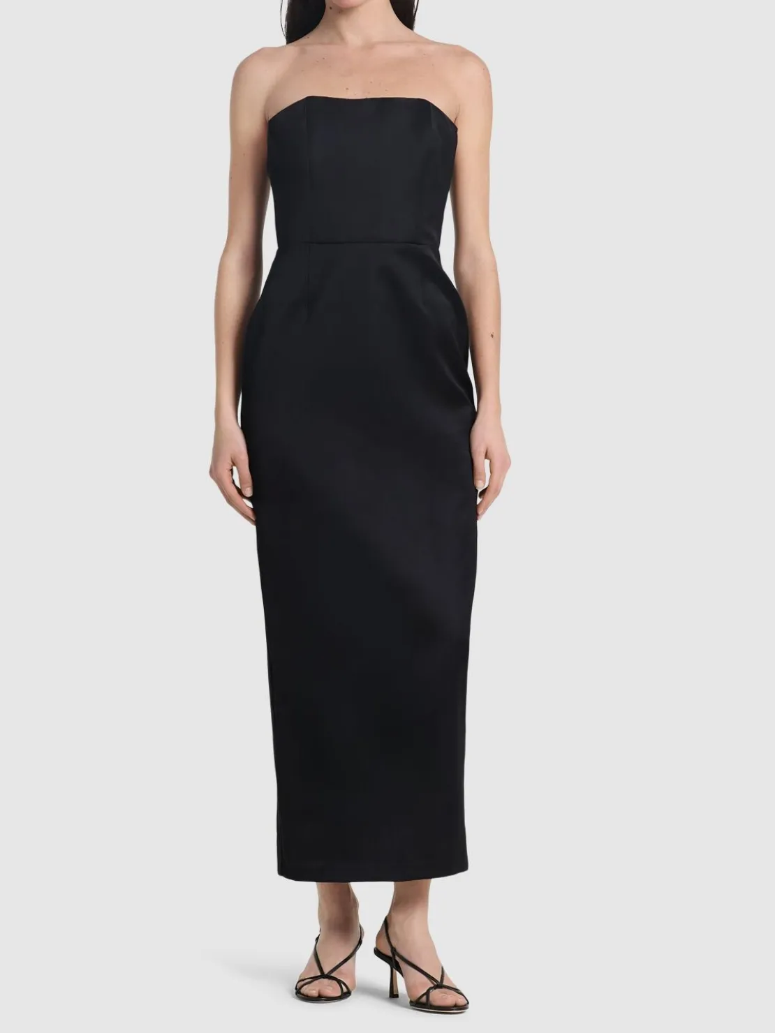 Vestito midi Romeo in raso