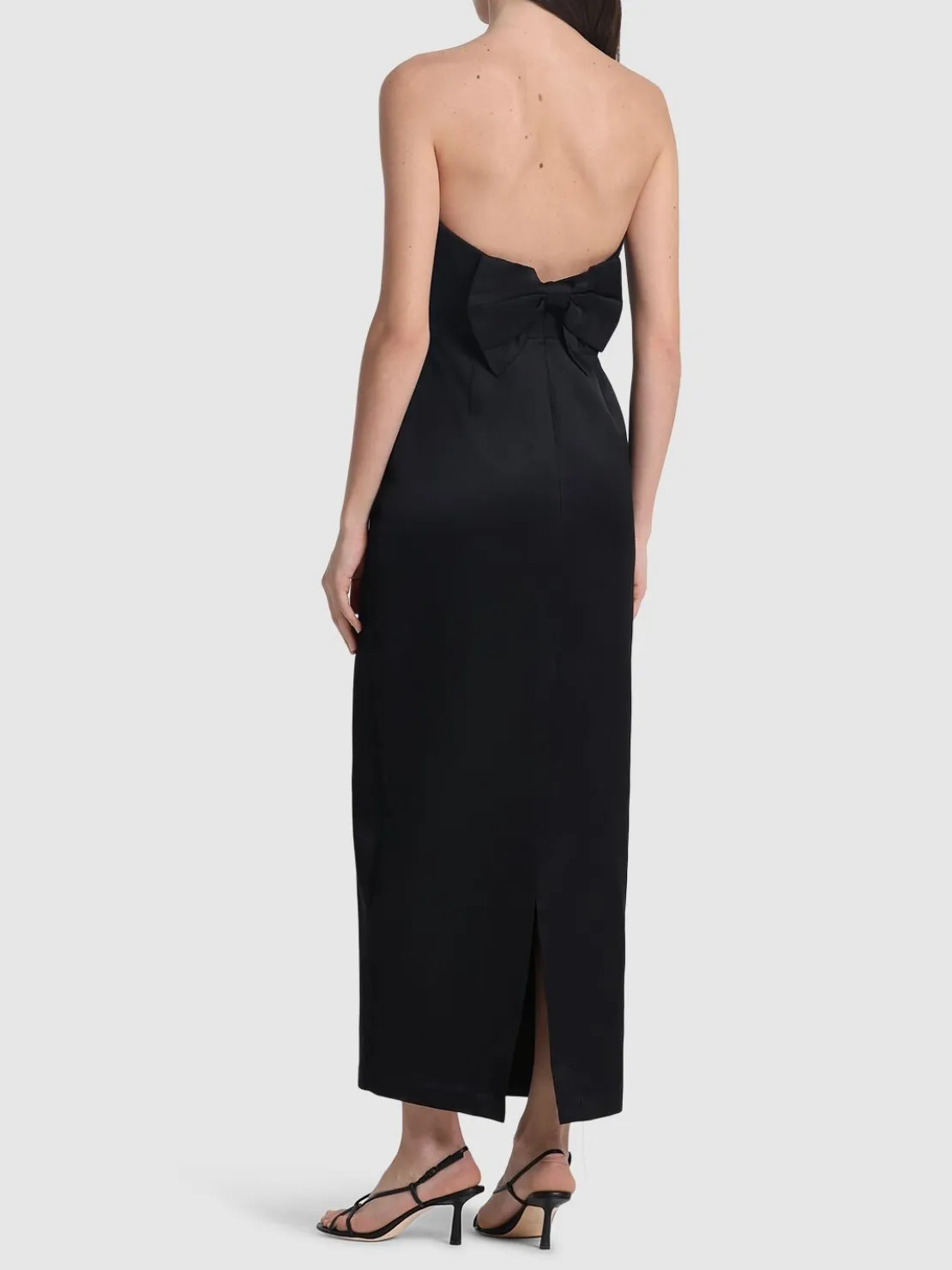 Vestito midi Romeo in raso