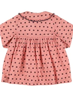 Vestito Mina in garza di cotone stampato
