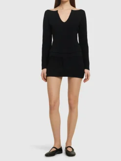 Vestito mini Caeli in maglia di misto cotone