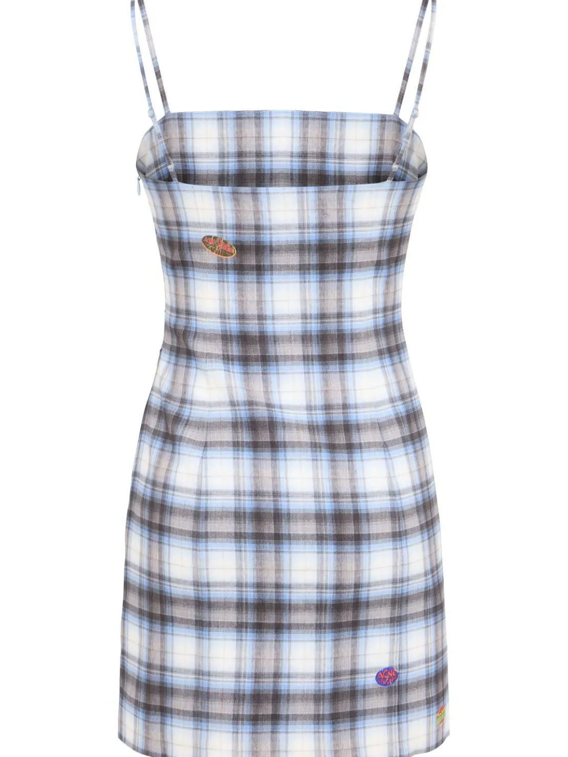 Vestito mini Dua in misto lino a quadri