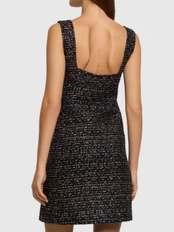 Vestito mini in bouclé