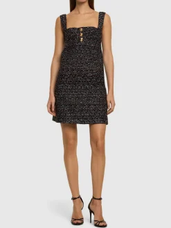 Vestito mini in bouclé