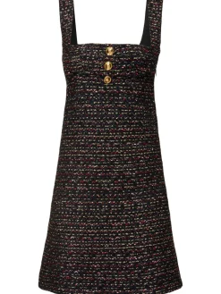 Vestito mini in bouclé
