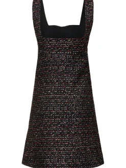 Vestito mini in bouclé
