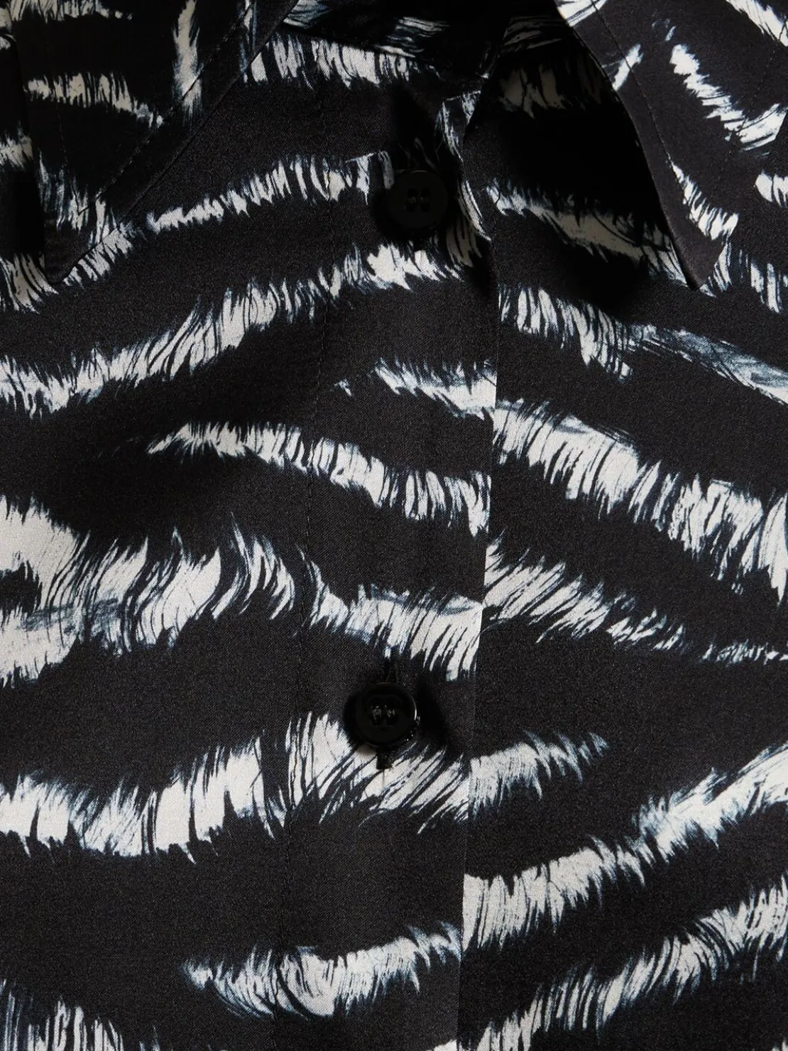 Vestito Silvye in raso con stampa zebra