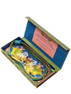 Virgo printed silk sleep mask