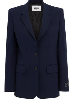 Viscose blend blazer