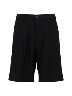 Viscose & linen shorts