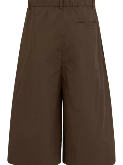 Wide Bermuda pants