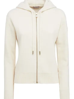 Wool & cashmere zip-up hoodie
