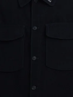Wool & cotton overshirt