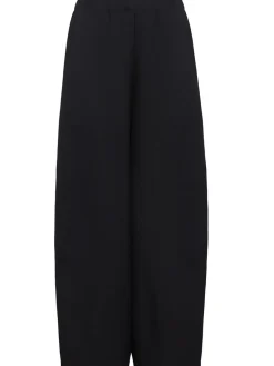 Wool wide pants