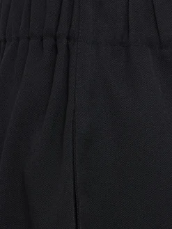 Wool wide pants