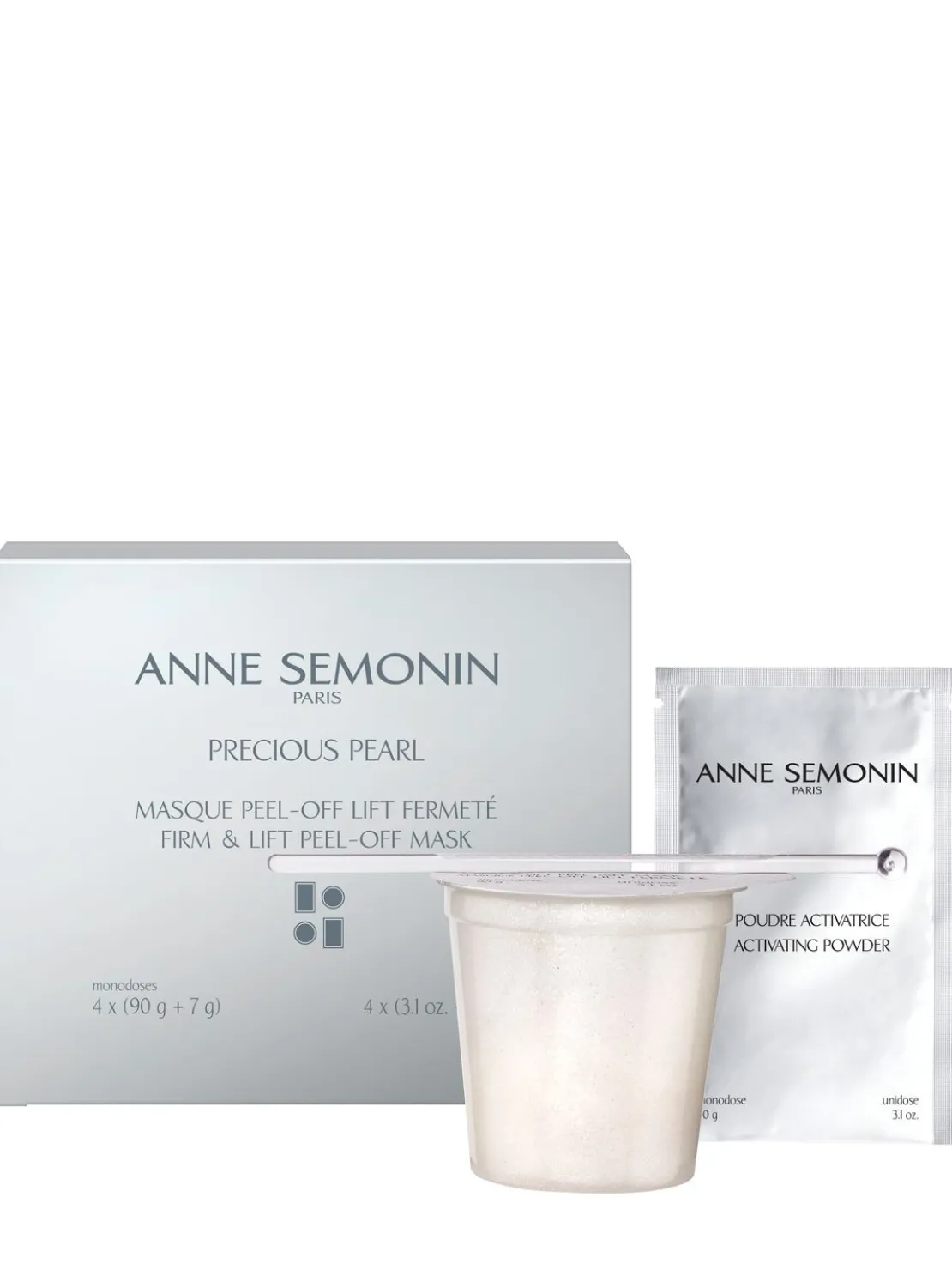 4x 90g + 7g Firm & Lift Peel-off Mask