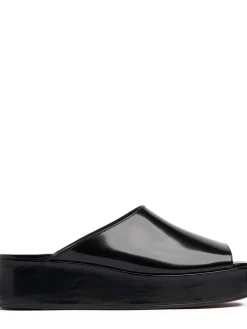Zeppe flatform Emi in pelle verniciata 20mm