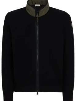 Zip-up cotton track jacket
